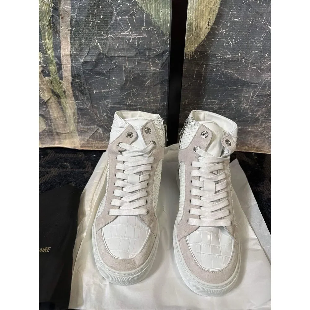 New Zadig & Voltaire High Flash Keith Sneakers Size 38